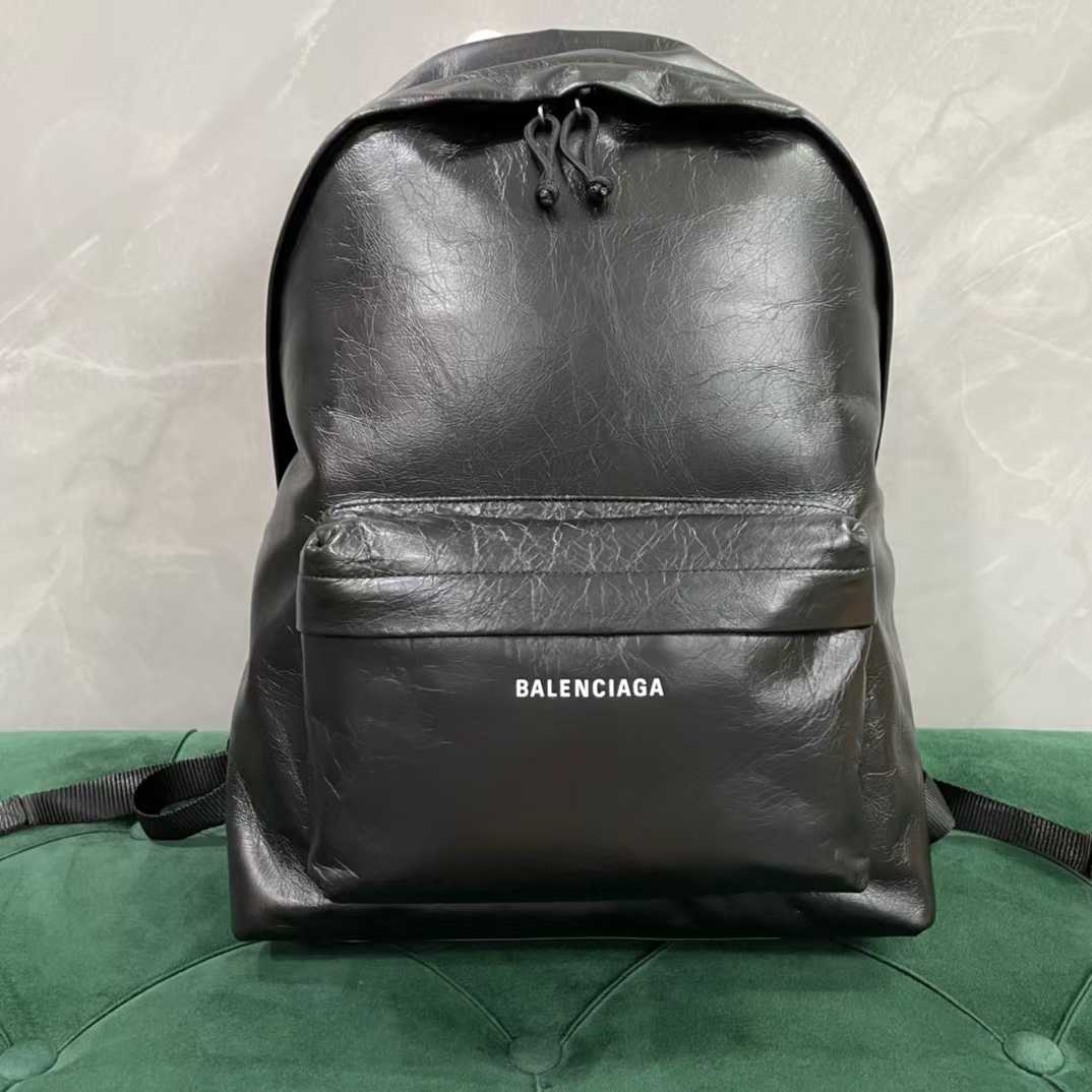 Balenciaga Explorer backpack in black leather