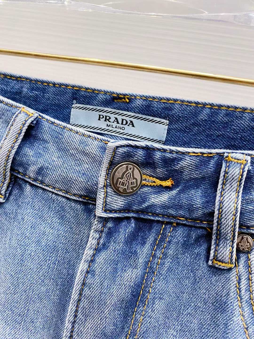 Prada Milano denim jeans light blue