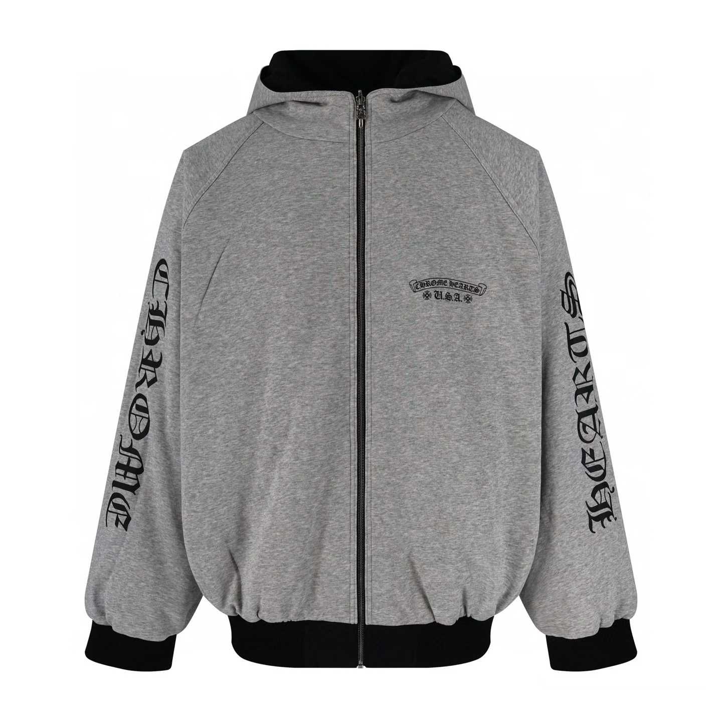 Chrome Hearts Reversible Hooded Bomber Jacket