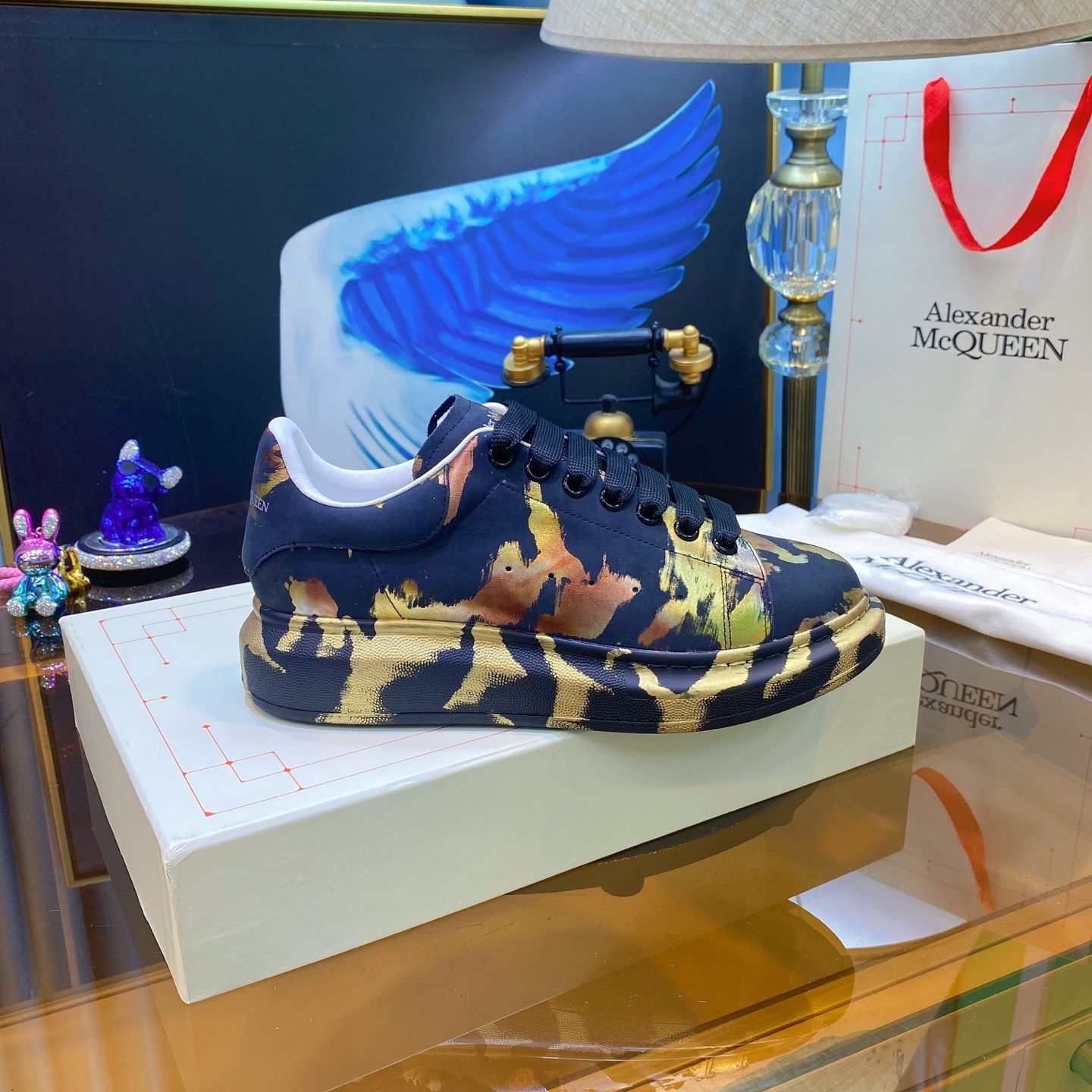 Alexander McQueen Diamond Cartel Edition sneaker from the "Dreamland" collection