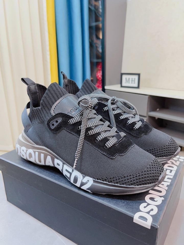 Dsquared2 black Fly Sneaker