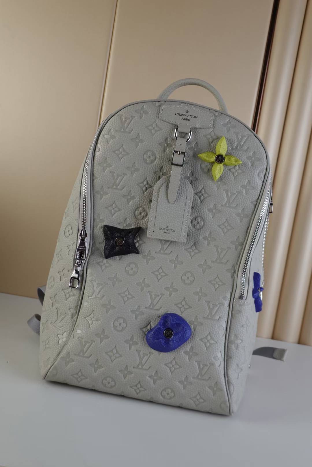 LV Climbing Ellipse Limited Edition backpack in gray