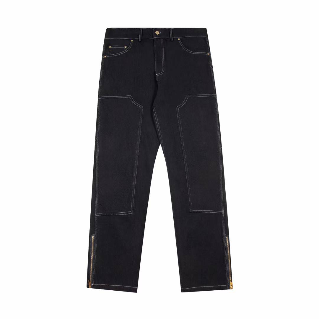 LV Palace Panel Jean in black stone wash