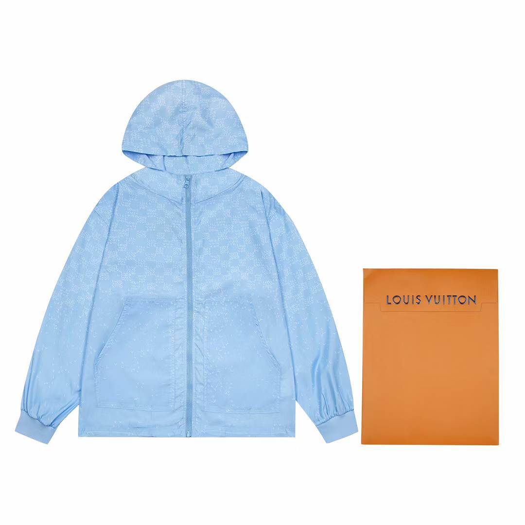 LV Damier Spread Windbreaker jacket