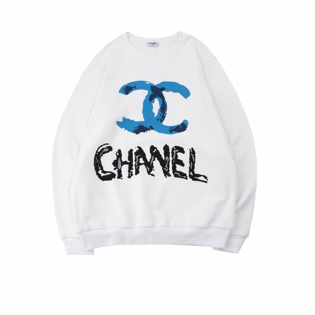 Chanel sweatshirt with a blue and black