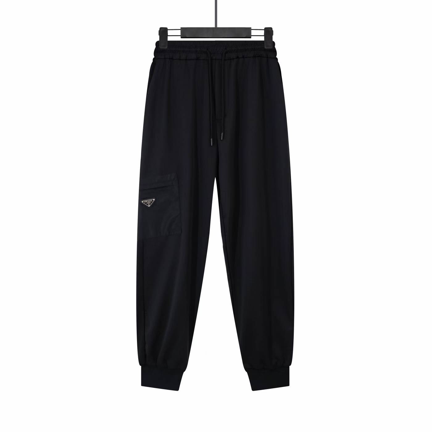 Prada Light Bi-Stretch Joggers in black