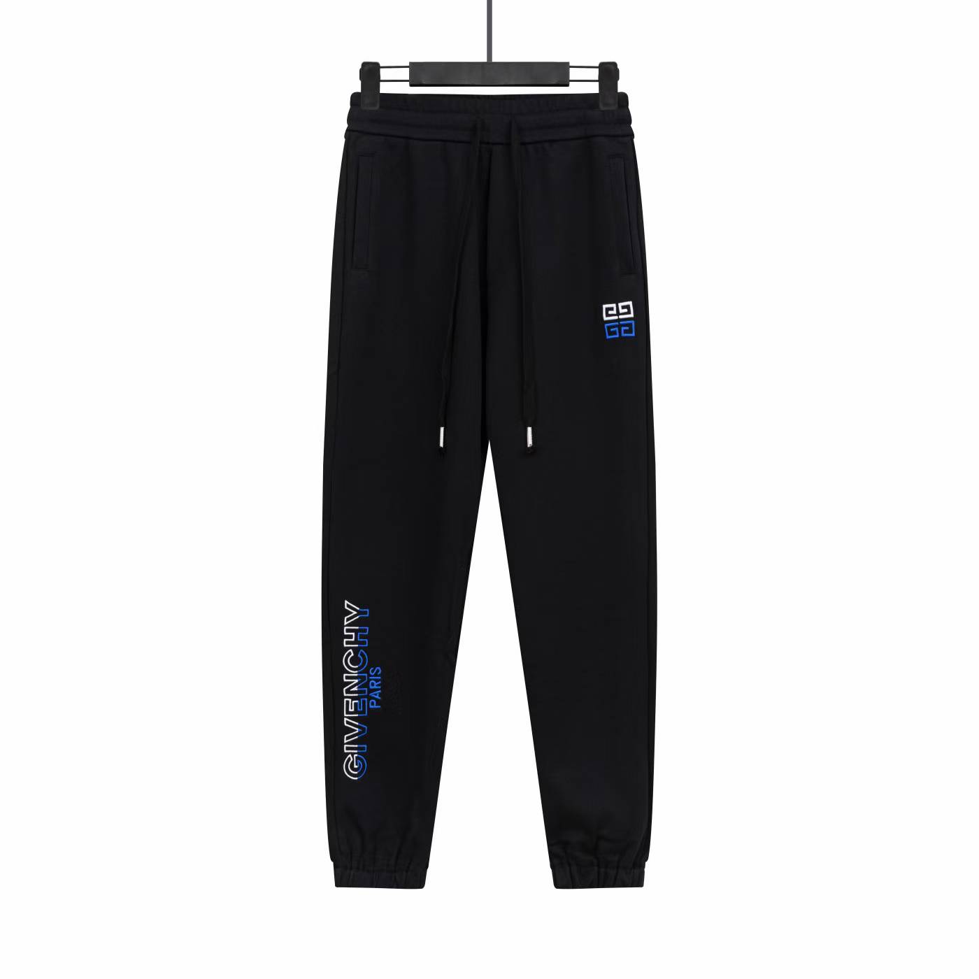 Givenchy cotton-blend sweatpants with a multicolored logo black