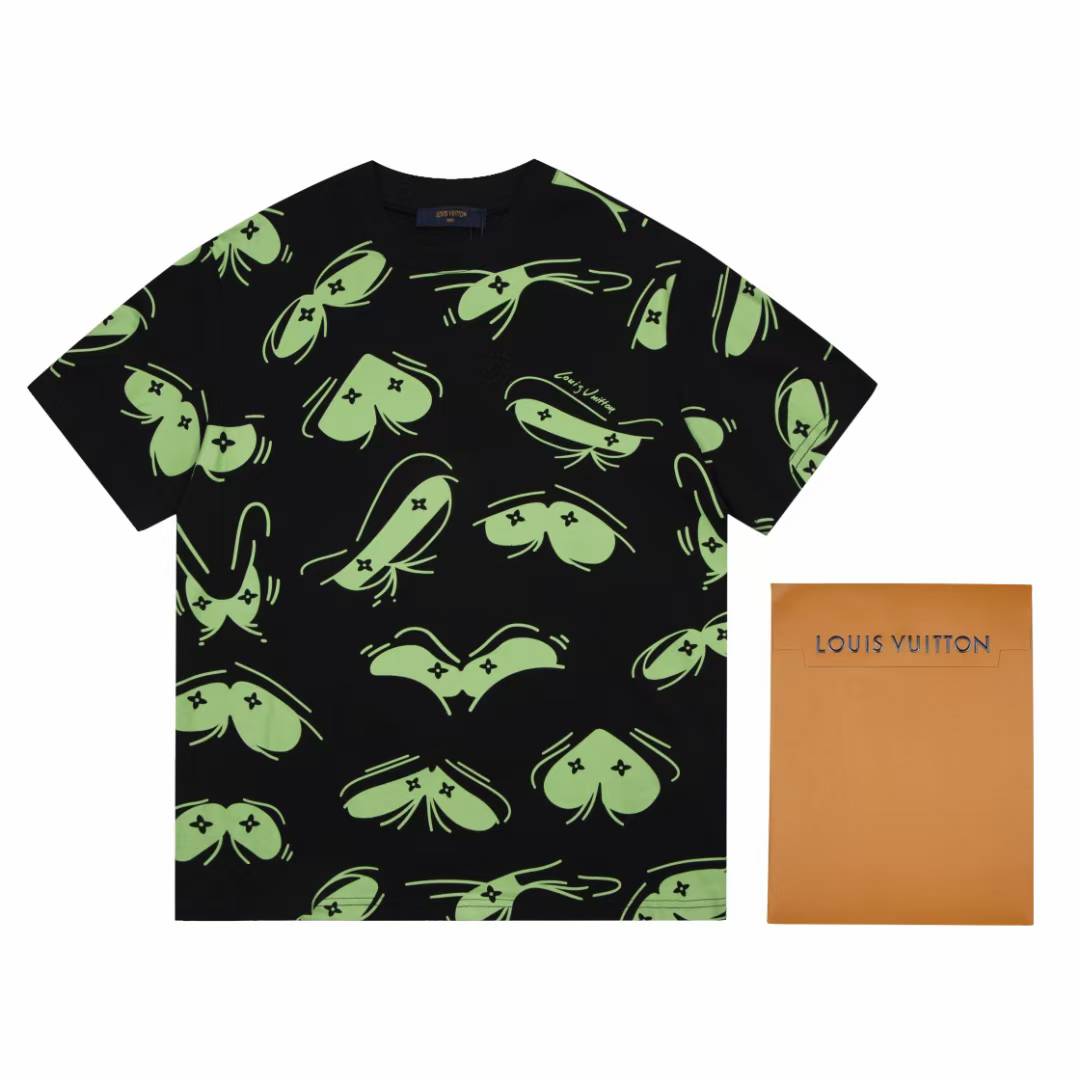LV T-shirt with a graphic print