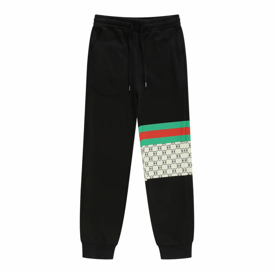 Gucci cotton jersey jogging pants Black