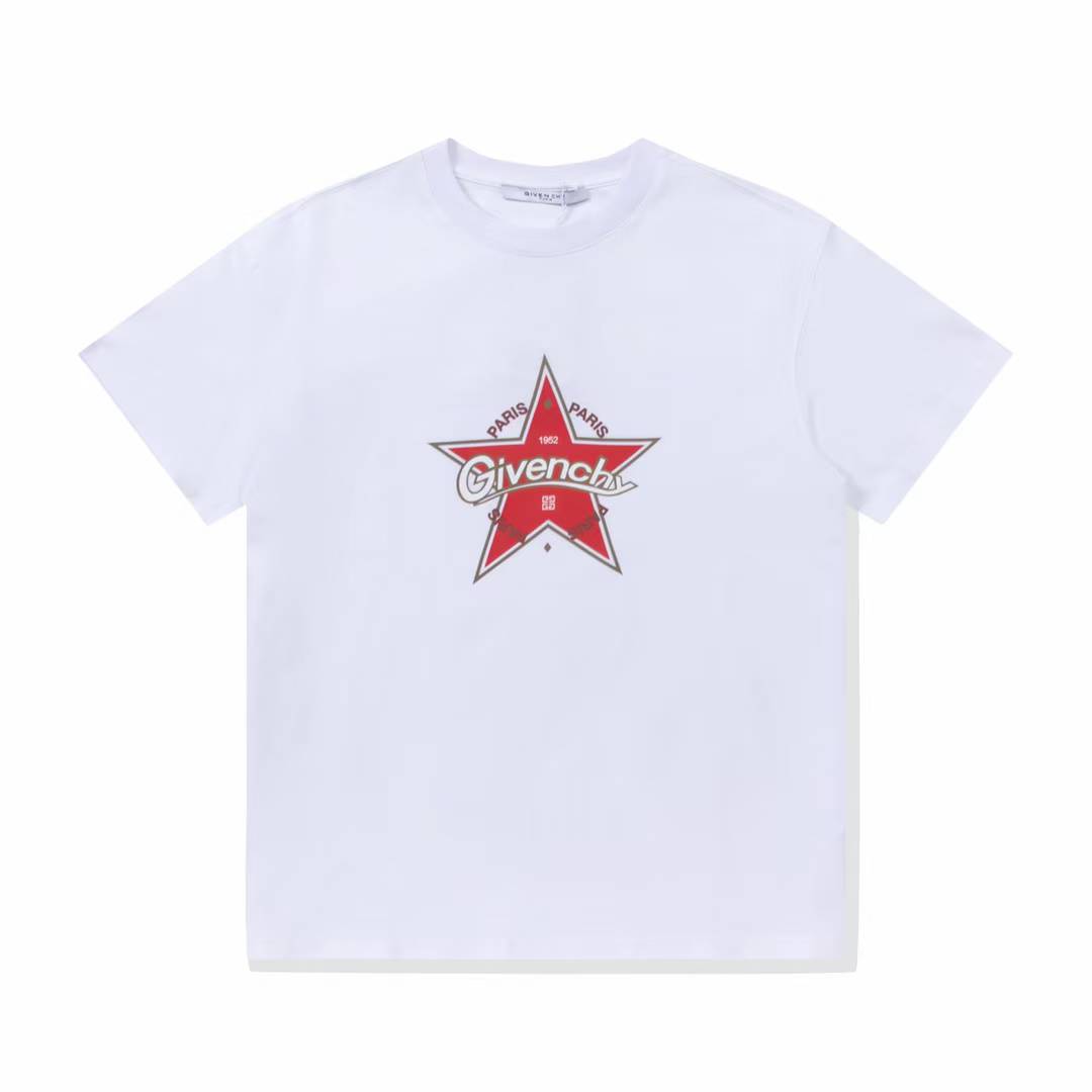 Givenchy slim-fit star print cotton t-shirt