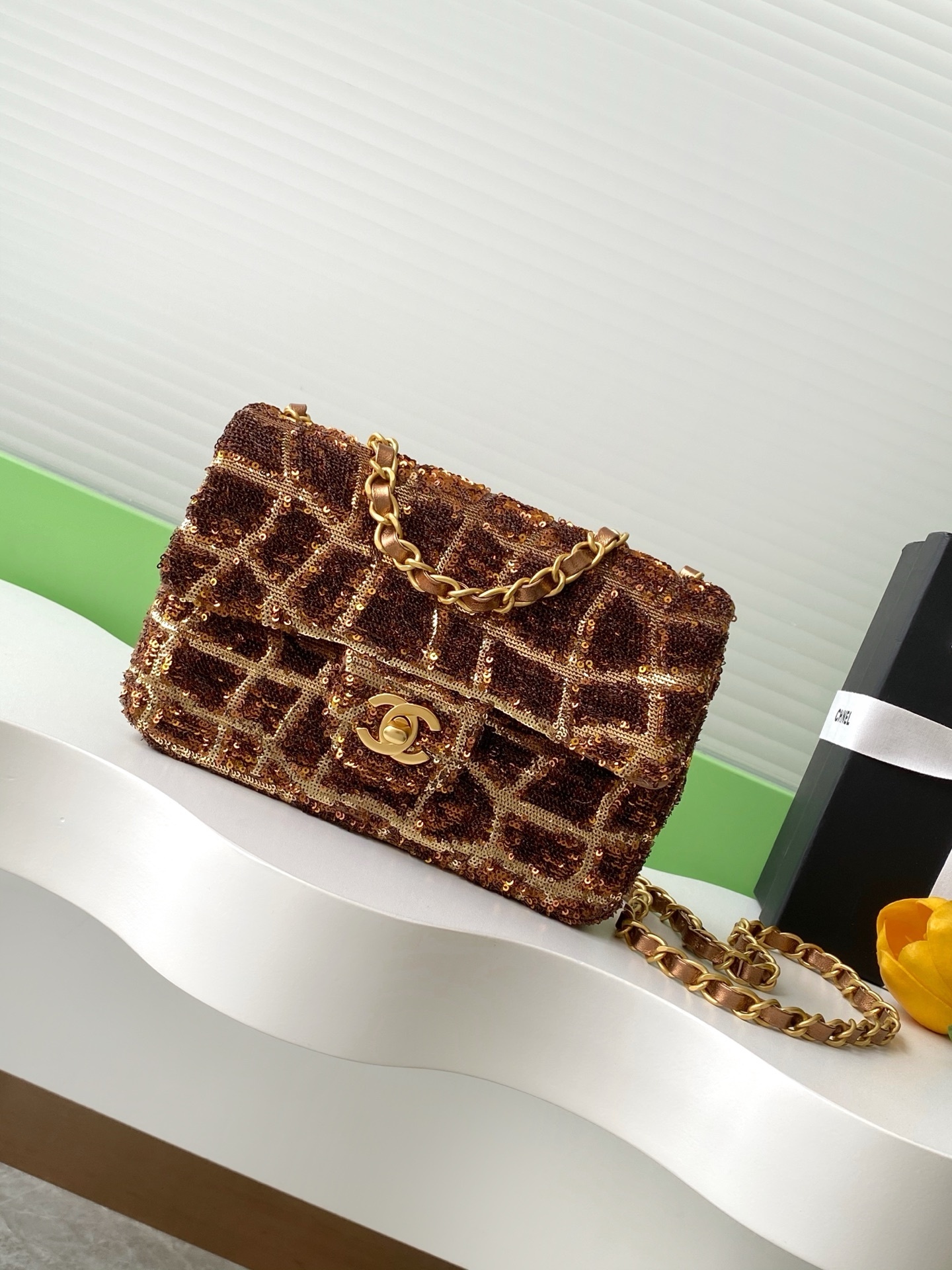 Chanel Sequin Mini Flap Bag