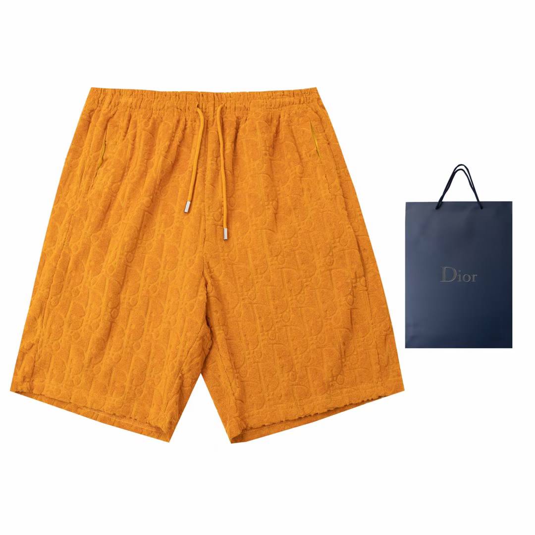 christian dior Monogram Terry Graham Short in Clementine