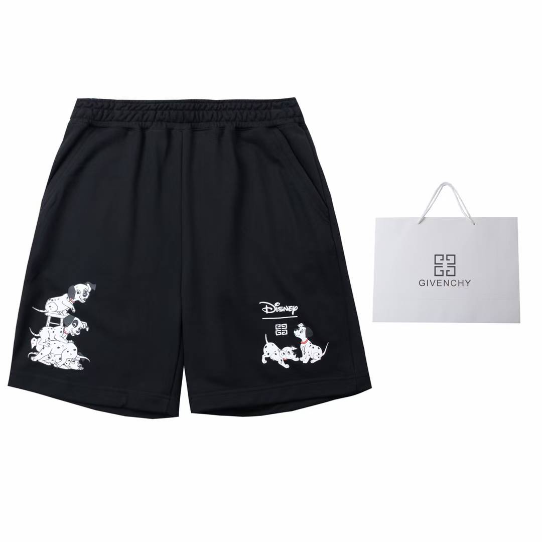 Givenchy x Disney "101 Dalmatians" cotton logo shorts