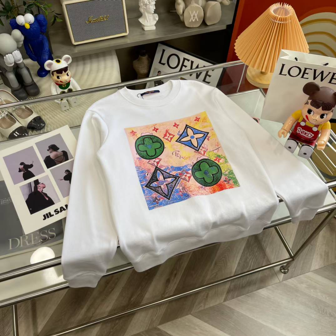 LV Monogram Flower 3D Gradient Print T-Shirt