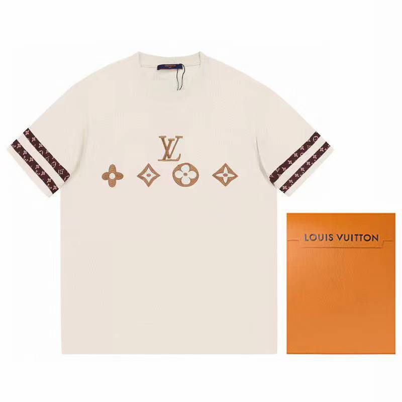 LV Washed Embellished Cotton T-Shirt