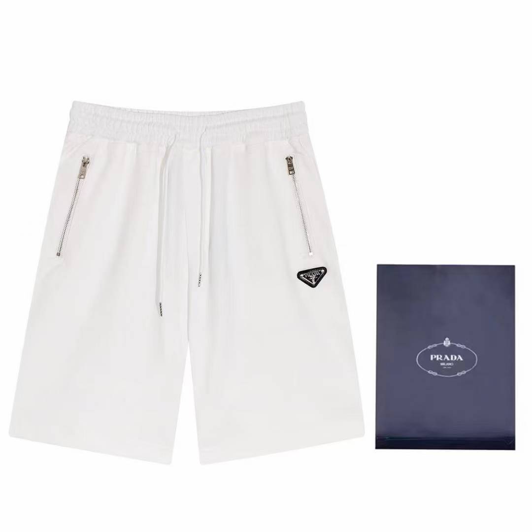 Prada Re-Nylon swim shorts white