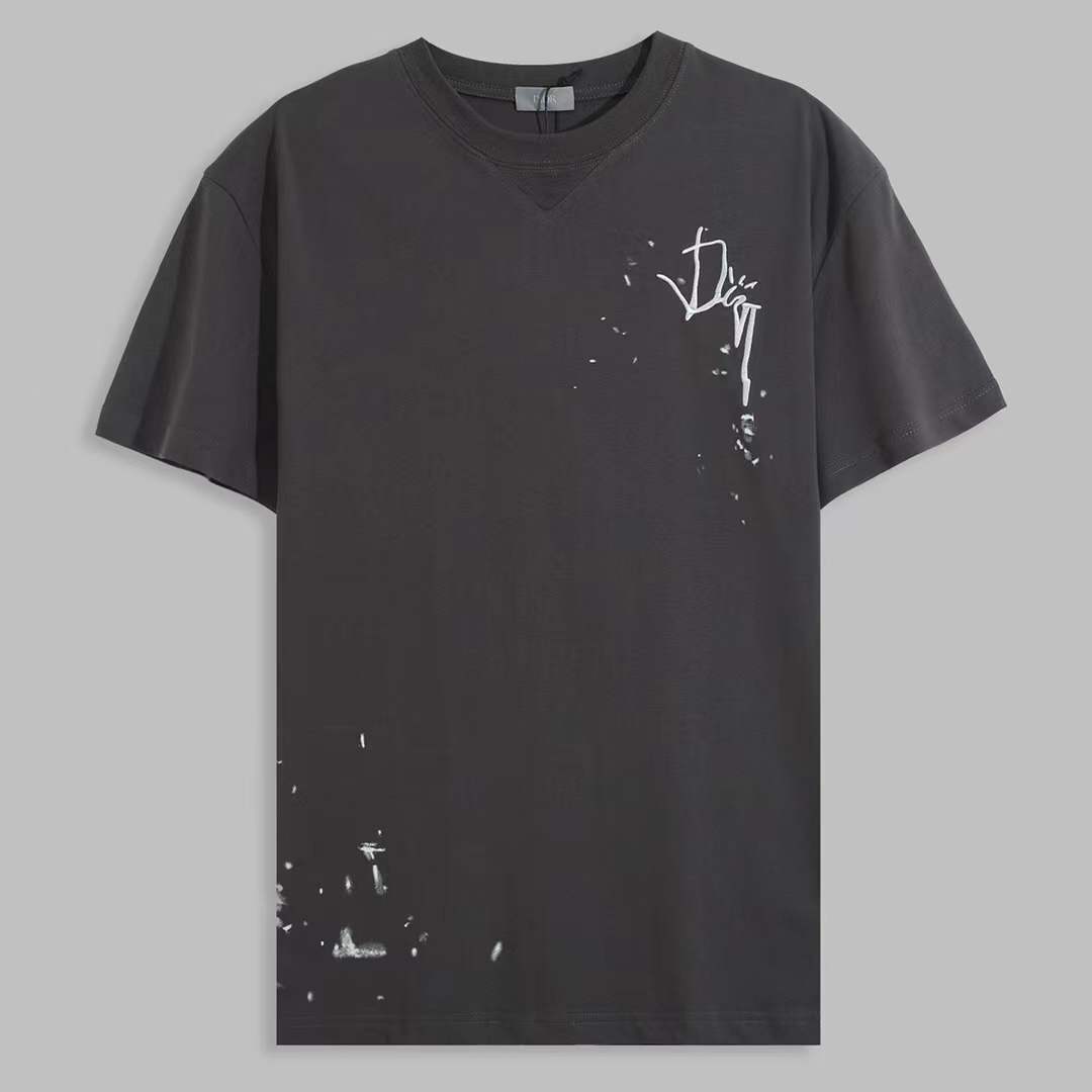 Dior x Cactus Jack Oversized T-Shirt in black.
