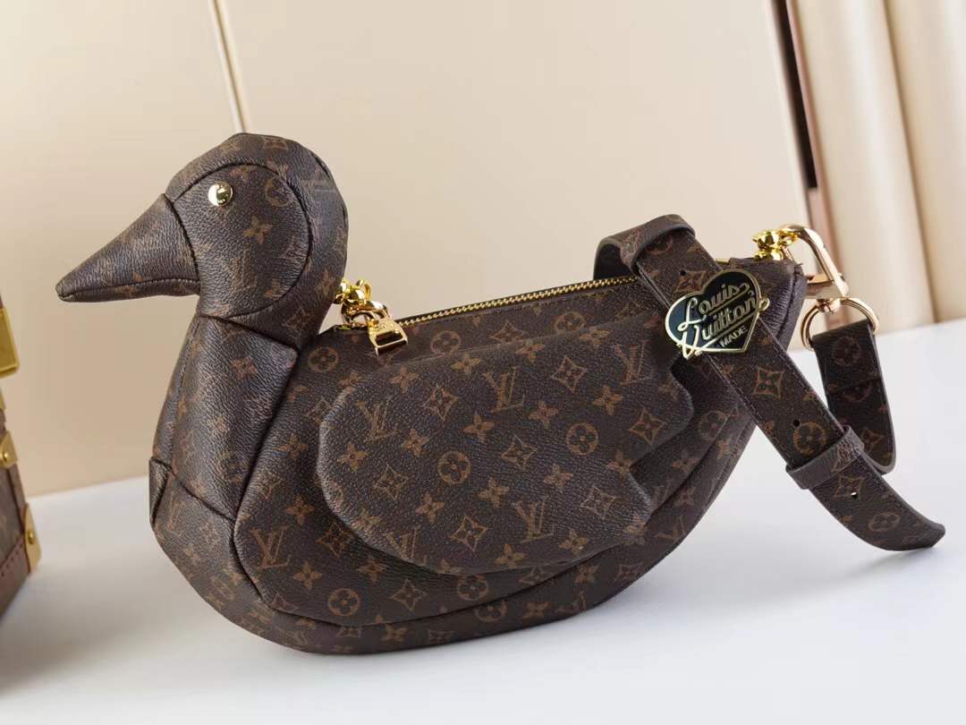 LV x Nigo Duck Bag in brown monogram coated canvas