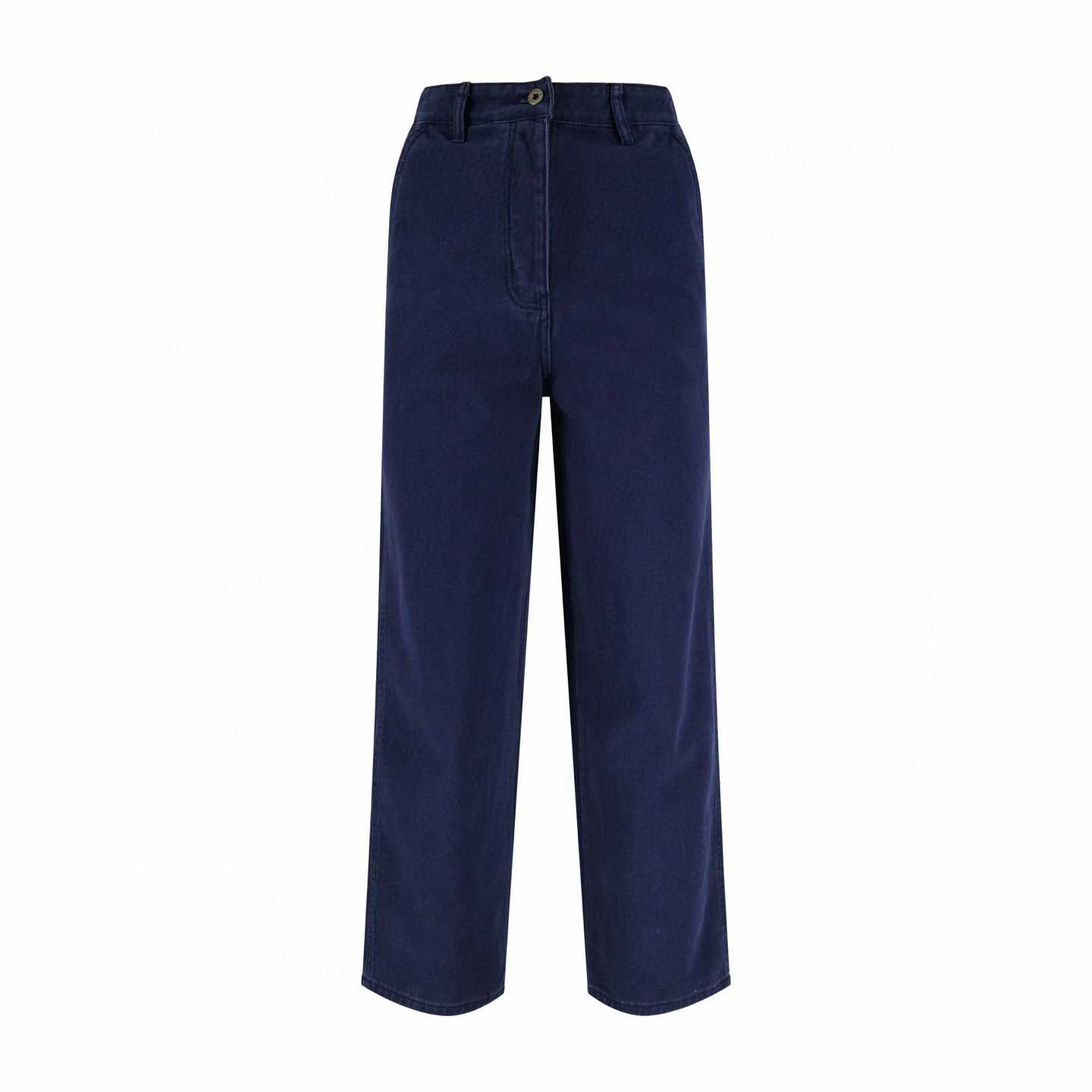 miu miu straight fit linen blend suit trousers