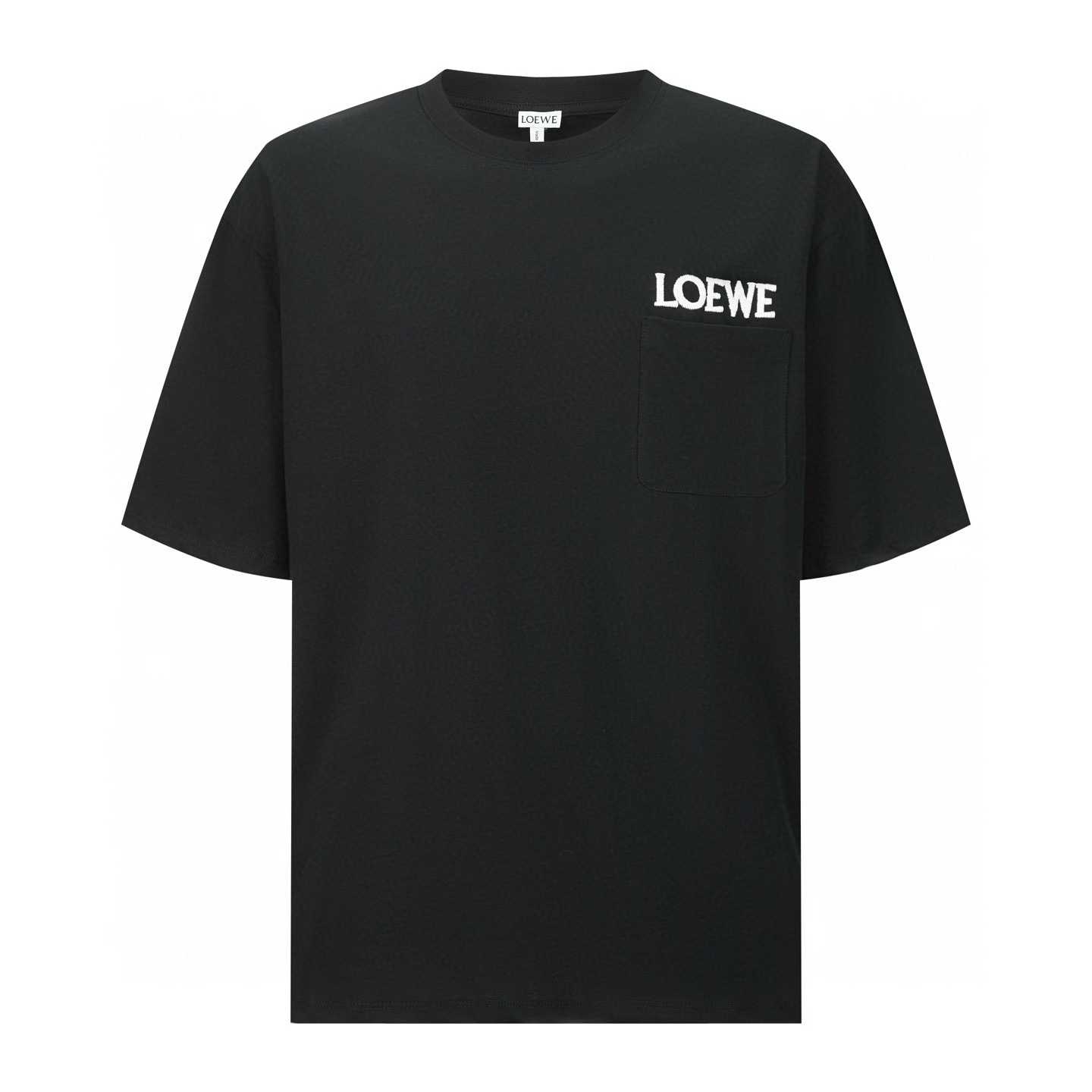 Loewe Anagram pocket cotton t-shirt black