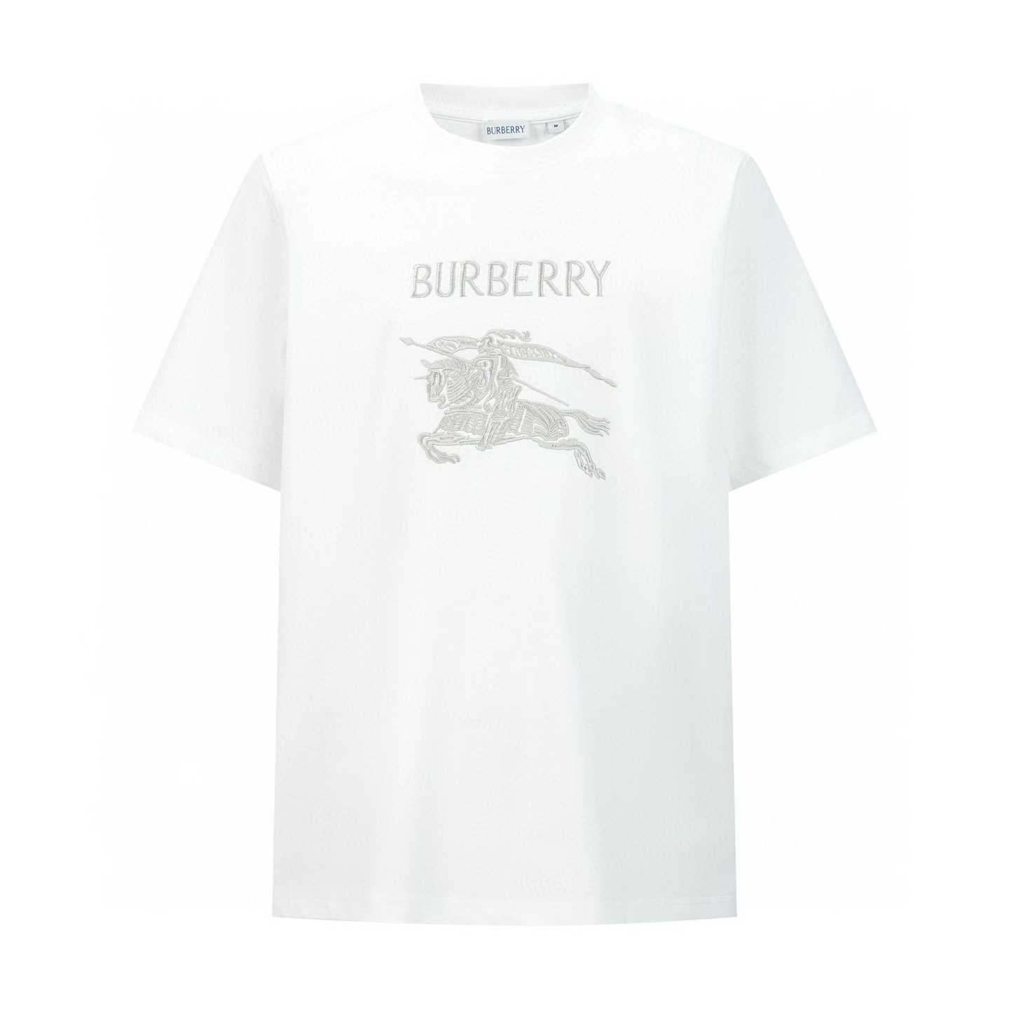 Burberry Equestrian Knight-motif cotton T-shirt white