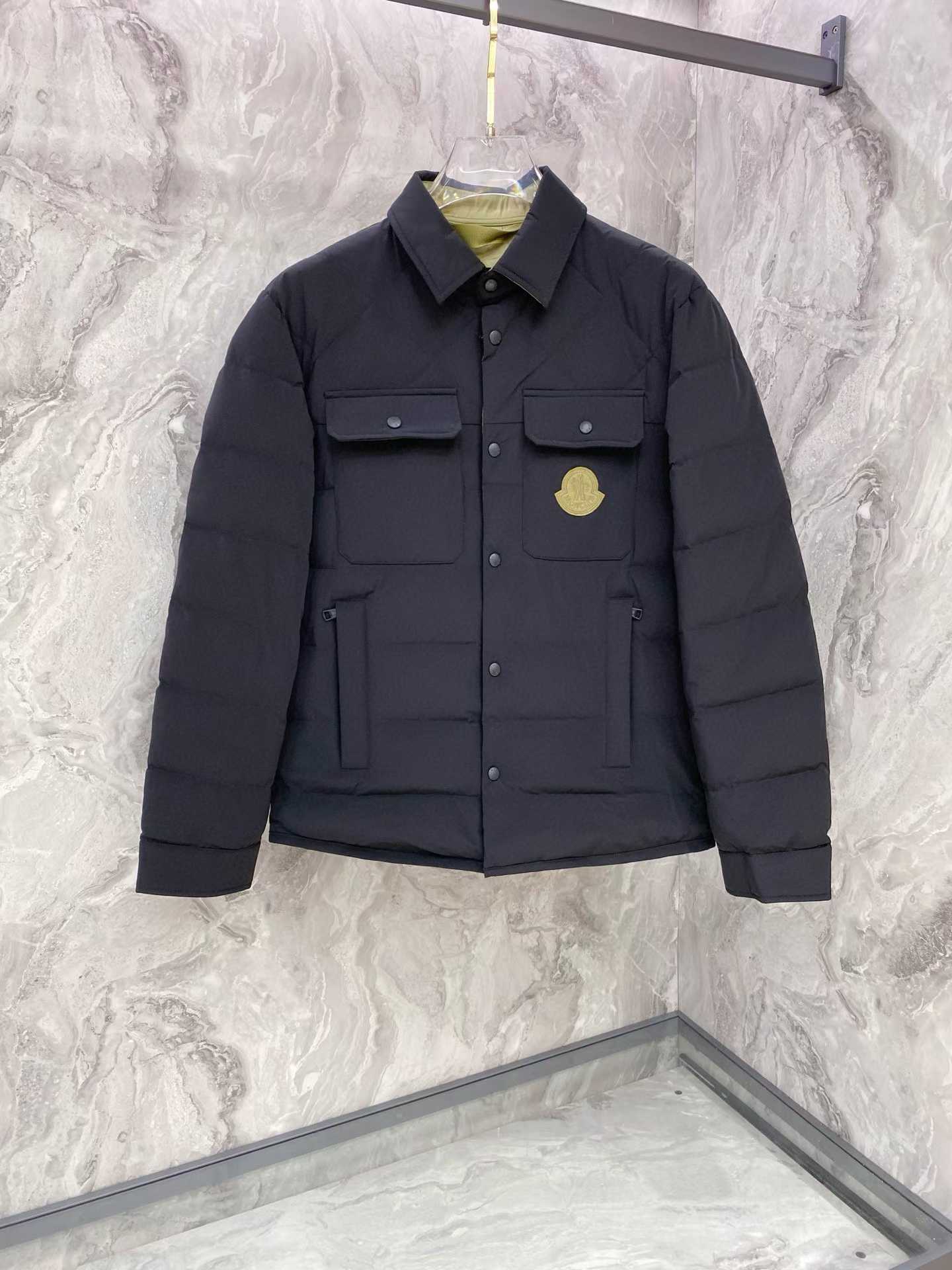 Moncler down jacket dark navy