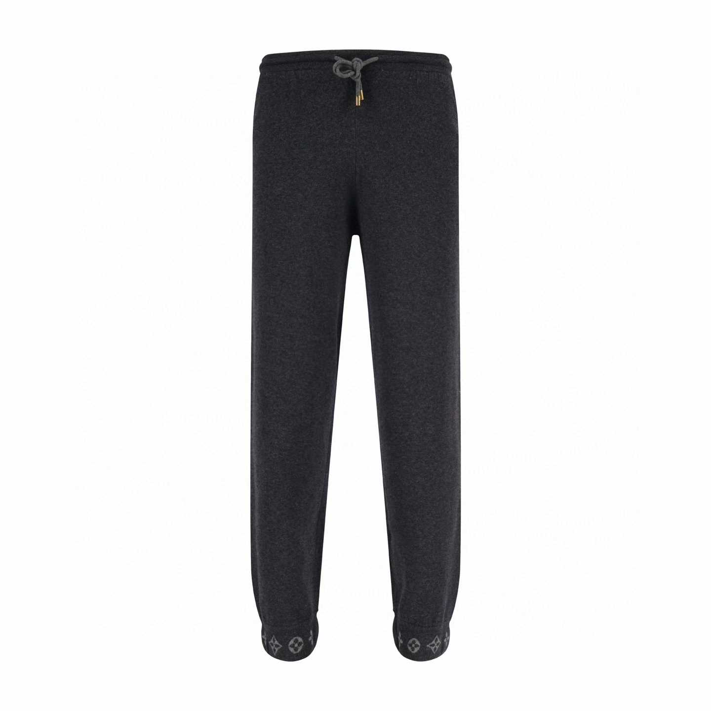 LV men's cashmere drawstring leisure sweatpants