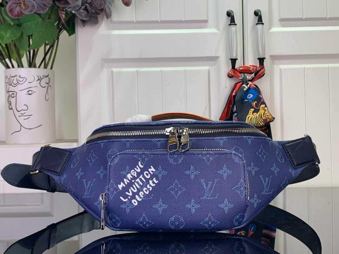 LV Rush Bumbag in Monogram Heritage coated canvas