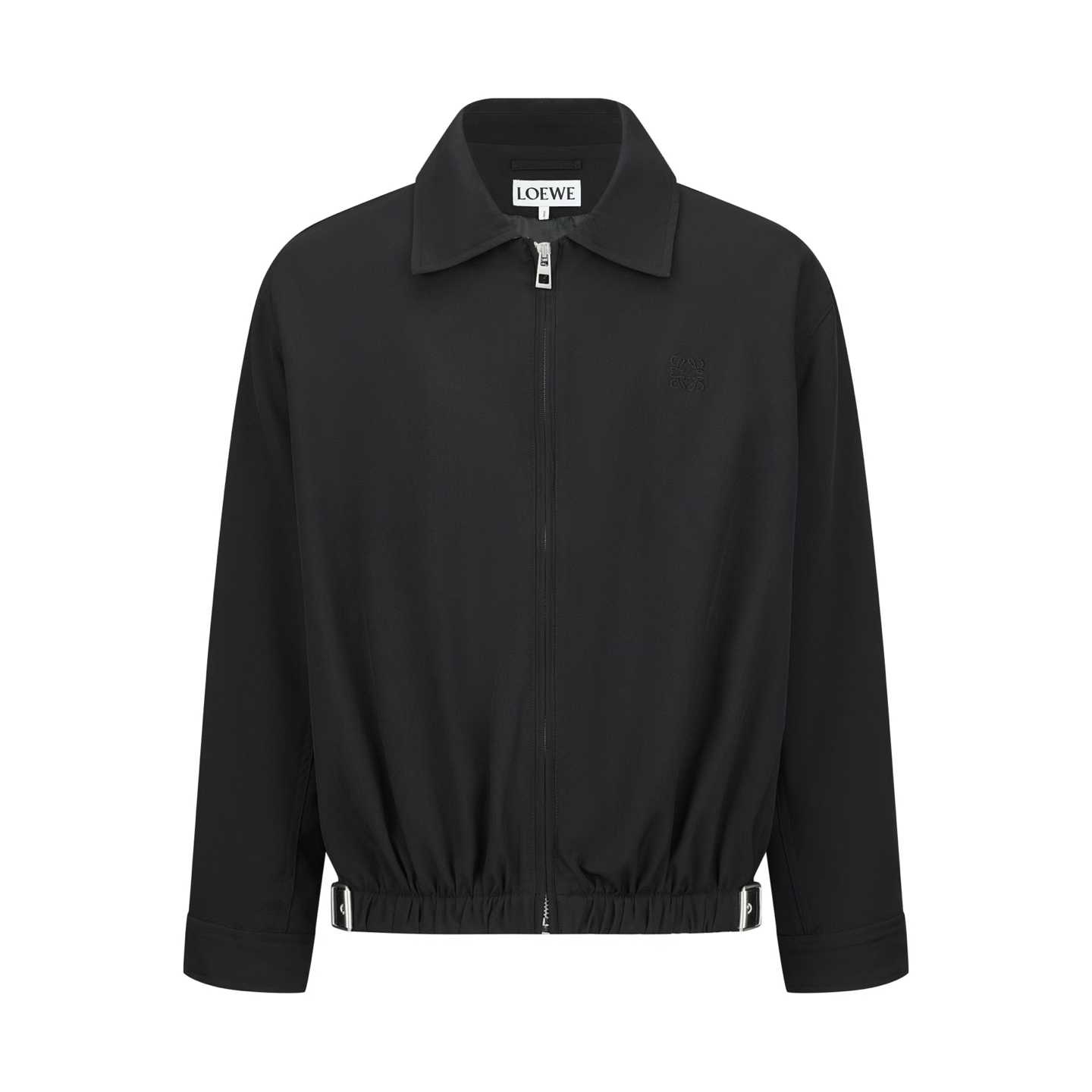 Loewe Belted Balloon Jacket in wool blend black