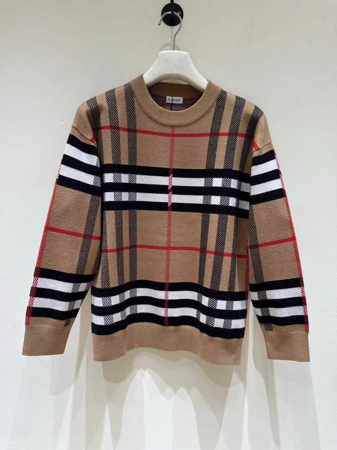 Burberry Vintage Check round-neck jumper