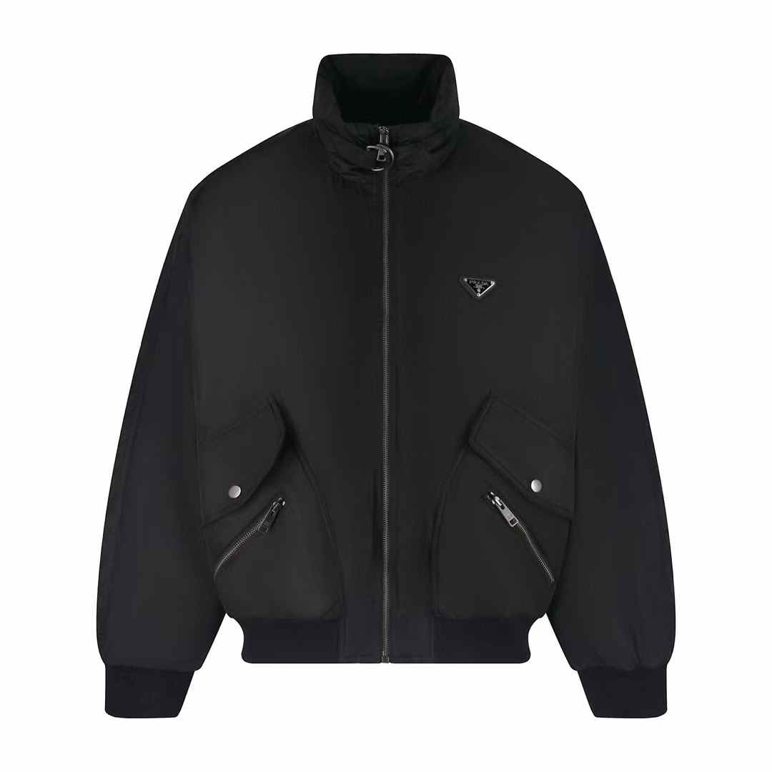 Prada medium-weight Re-Nylon down jacket with goose down padding
