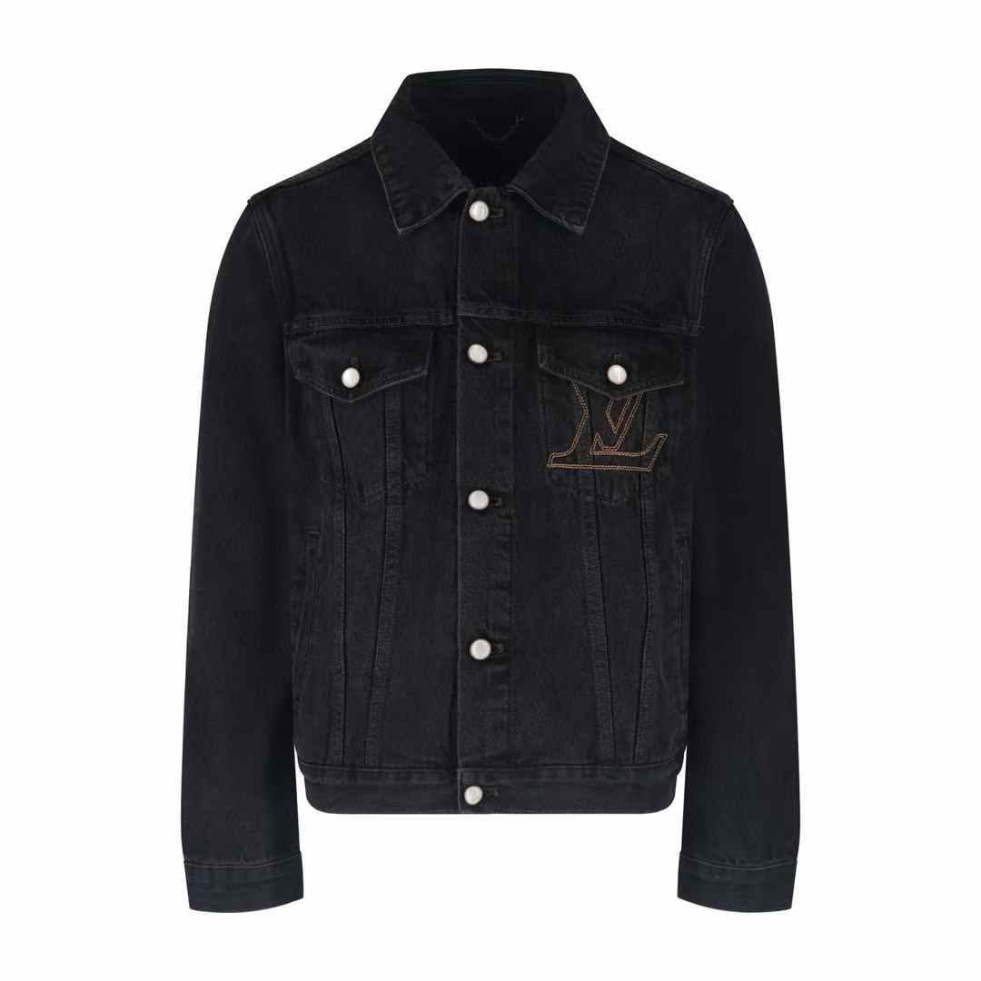 LV Workwear LV Denim Jacket in black denim