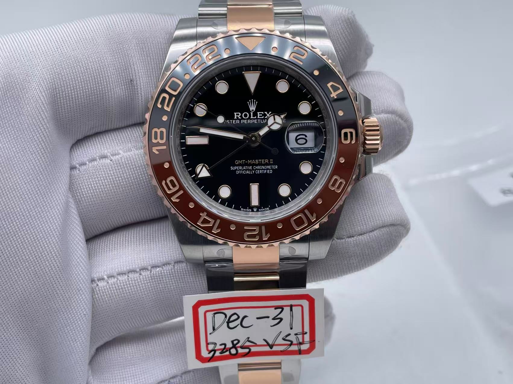 VSF GMT Pepsi RG added weight 3285