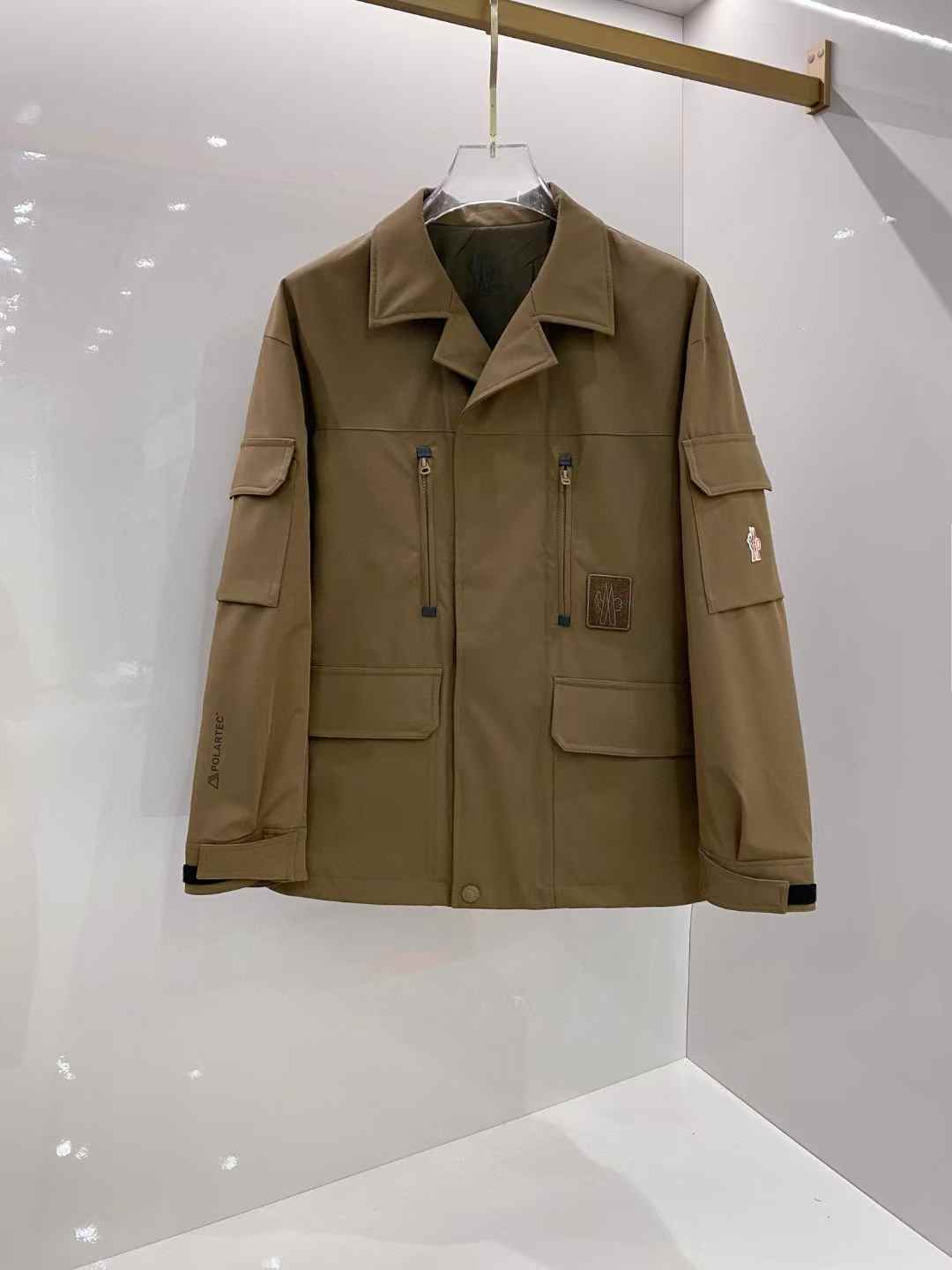 Moncler Grenoble Dean jacket in khaki or green
