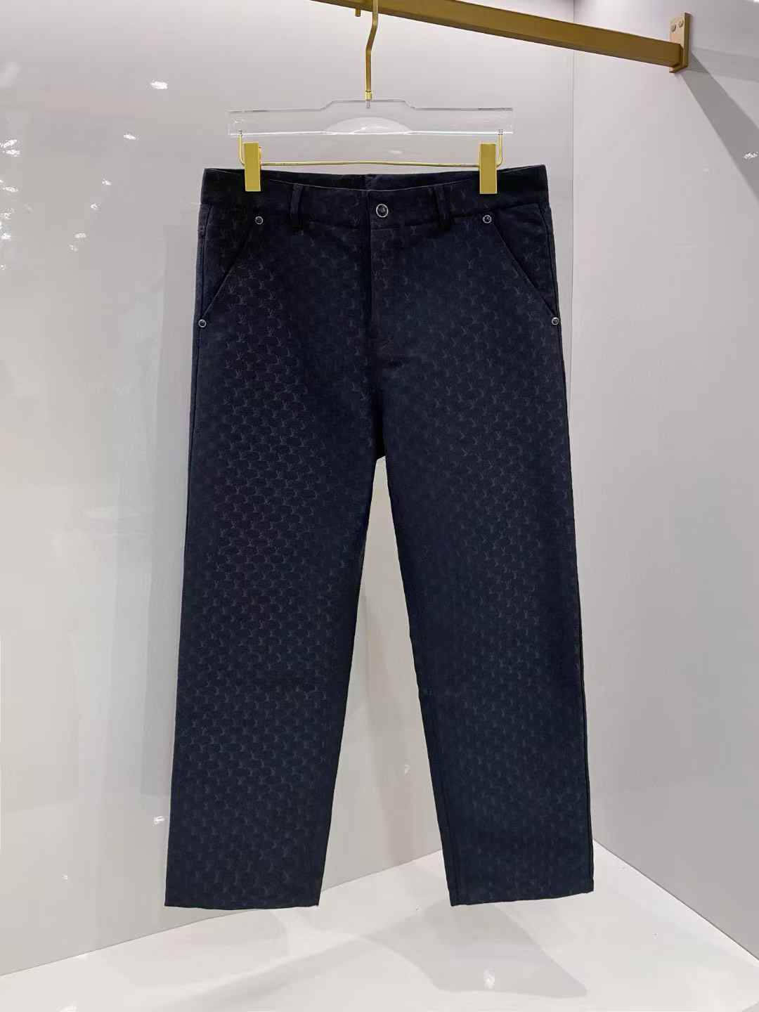 LV Monogram Jacquard Denim Pants