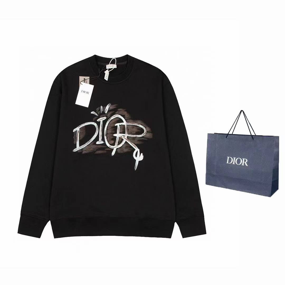 Dior x Peter Doig Crewneck sweatshirt black