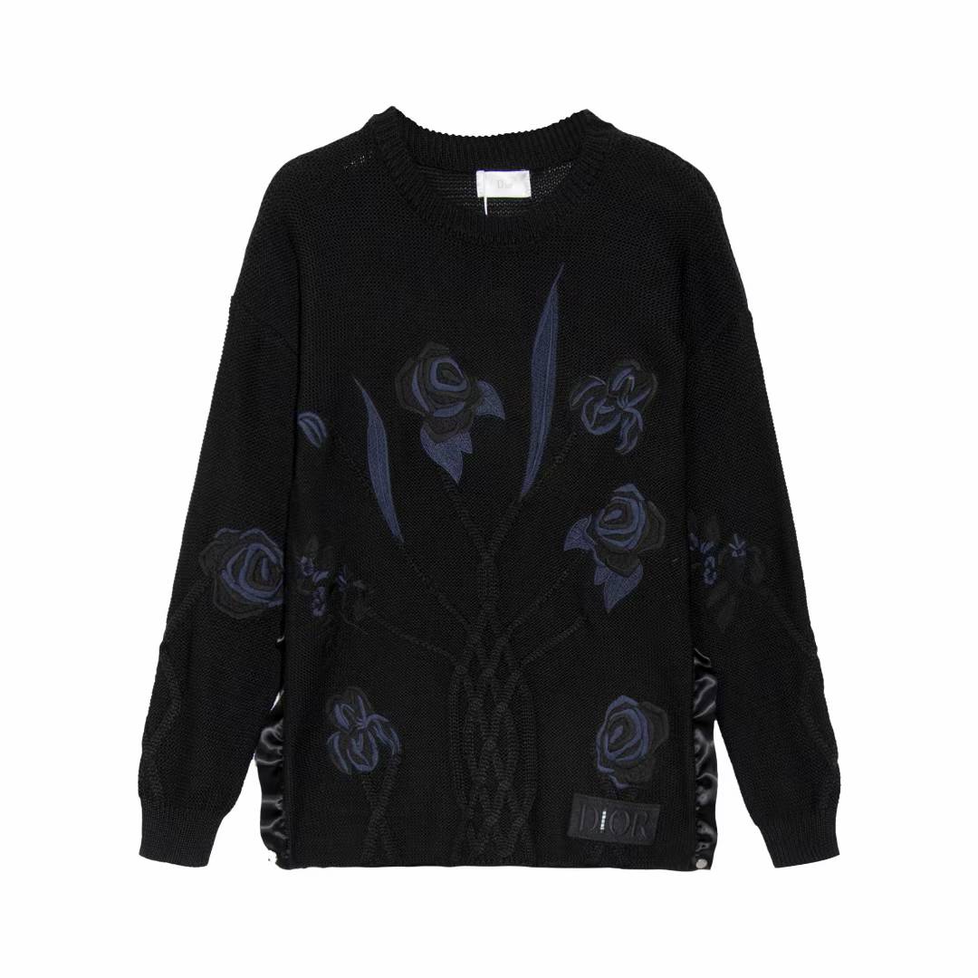 Dior x Sacai Crossover FW21 knit jacket