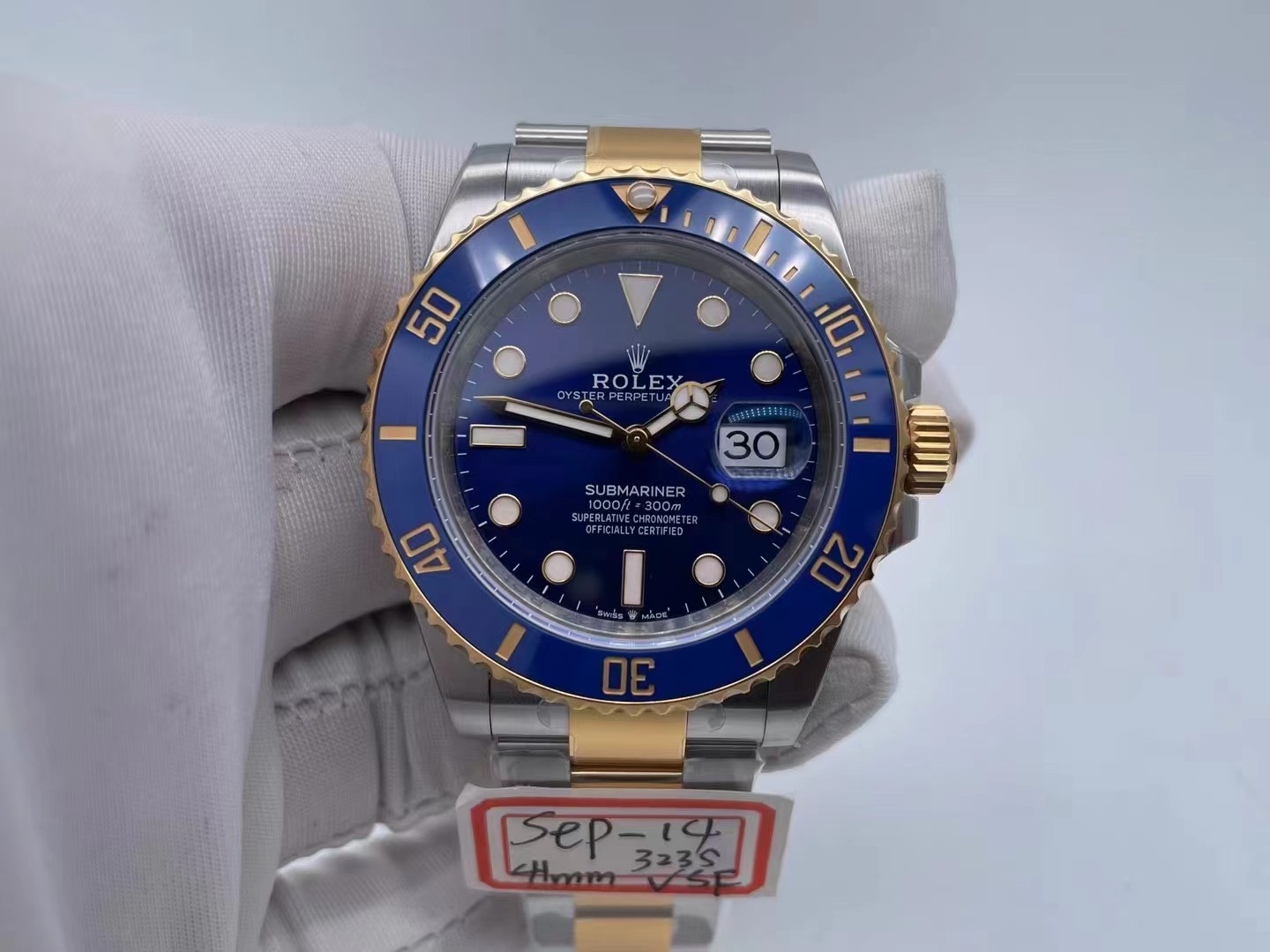 Submariner 126613 LB SS/YG Blue Ceramic 904L Steel VSF 1:1 Best Edition VS3235 V2 (Weighted) $588
