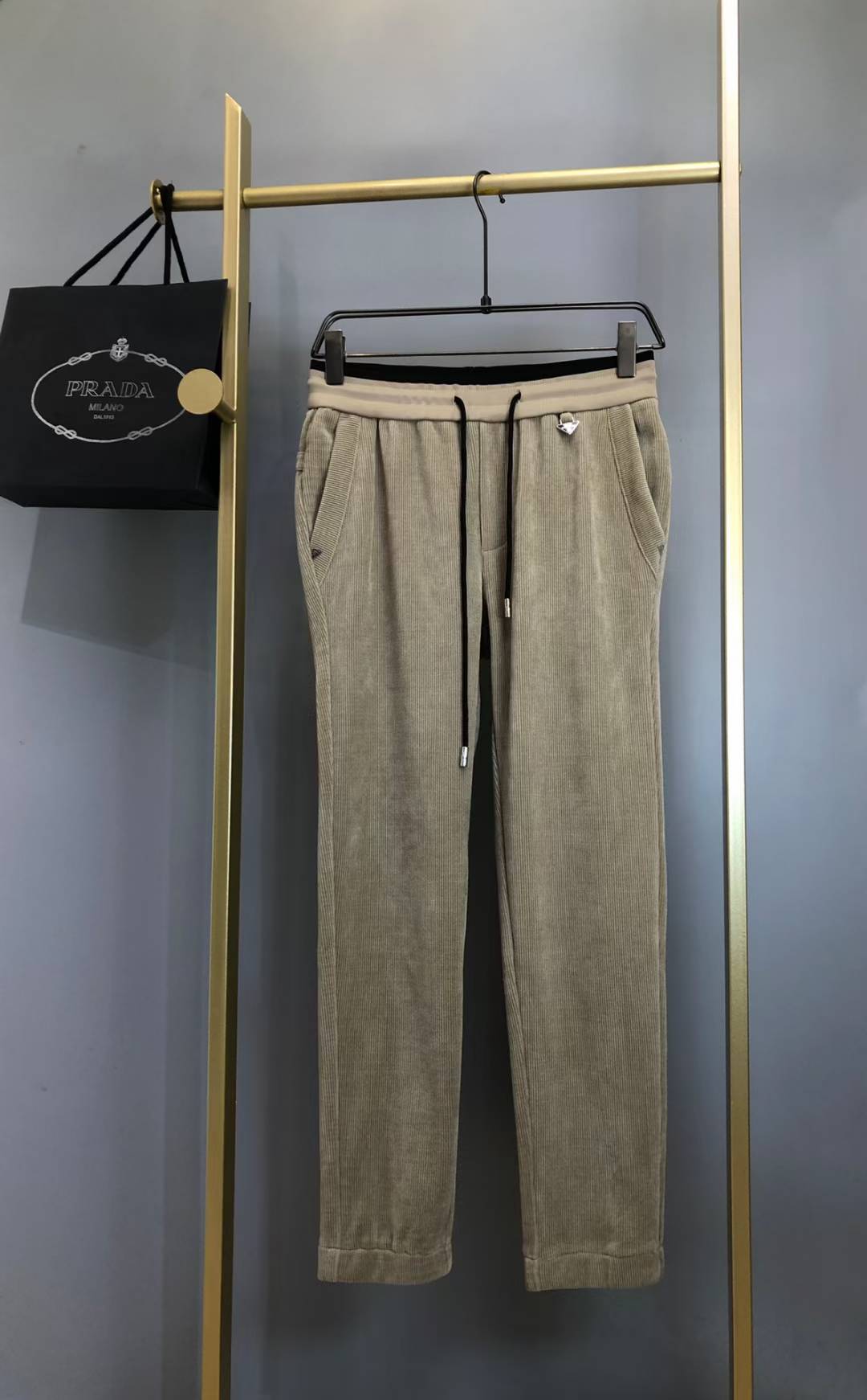 prada men's casual joggers or trousers