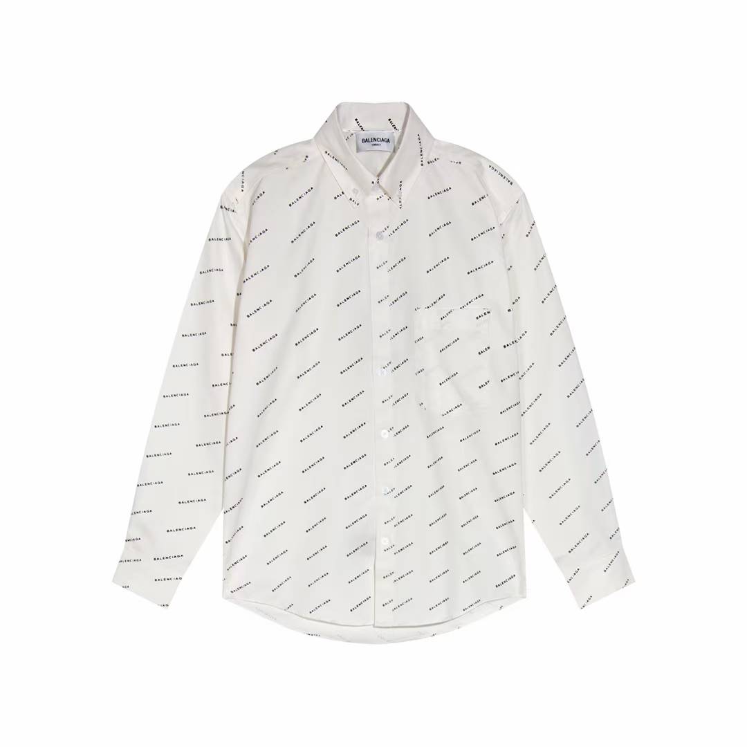 Balenciaga long-sleeve shirt White