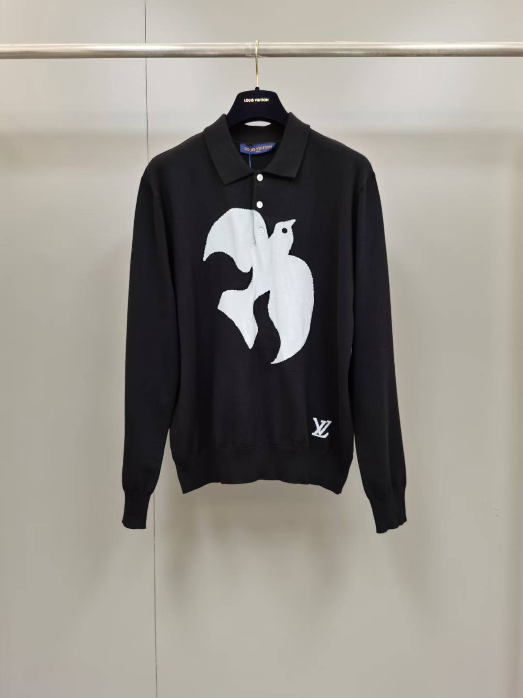 LV Peace Dove Print Knit Sweater