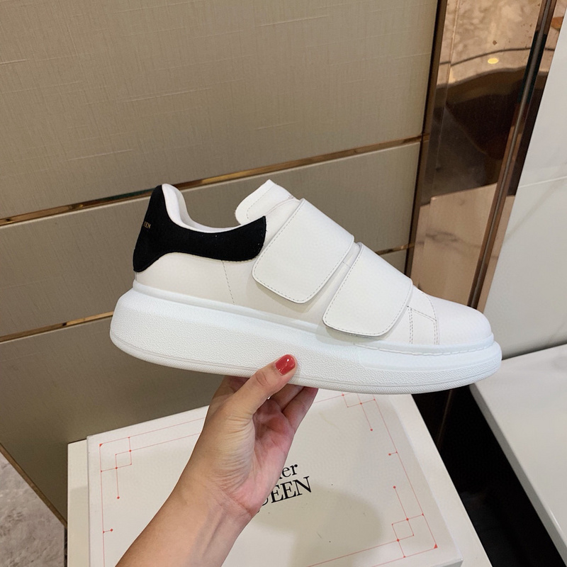 Alexander McQueen White Oversized Strap Sneakers