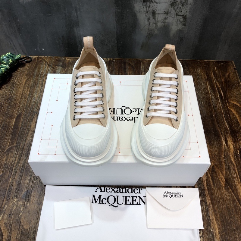 Alexander McQueen Tread Slick sneakers with a canvas