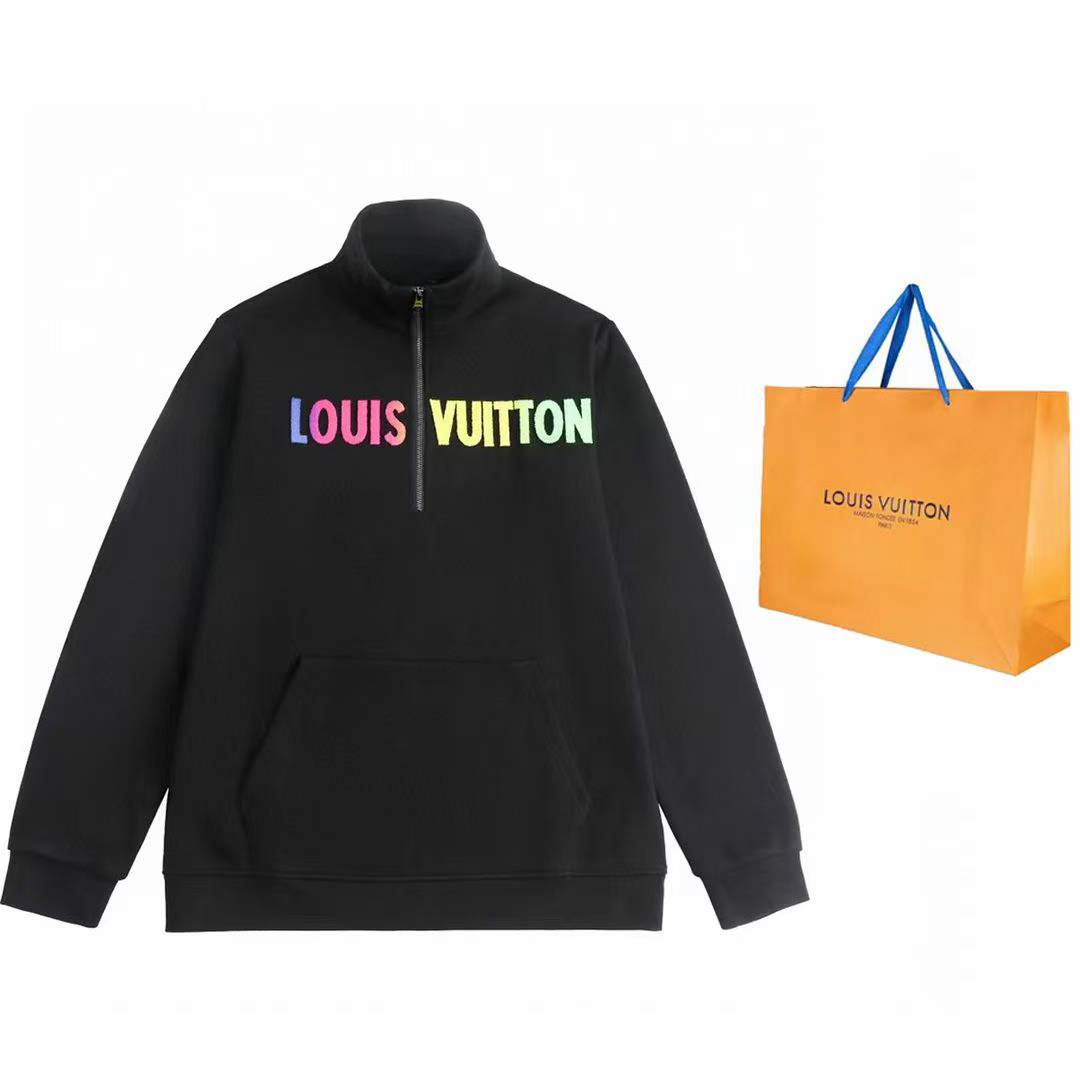 LV Fade Printed Long-Sleeved T-Shirt.