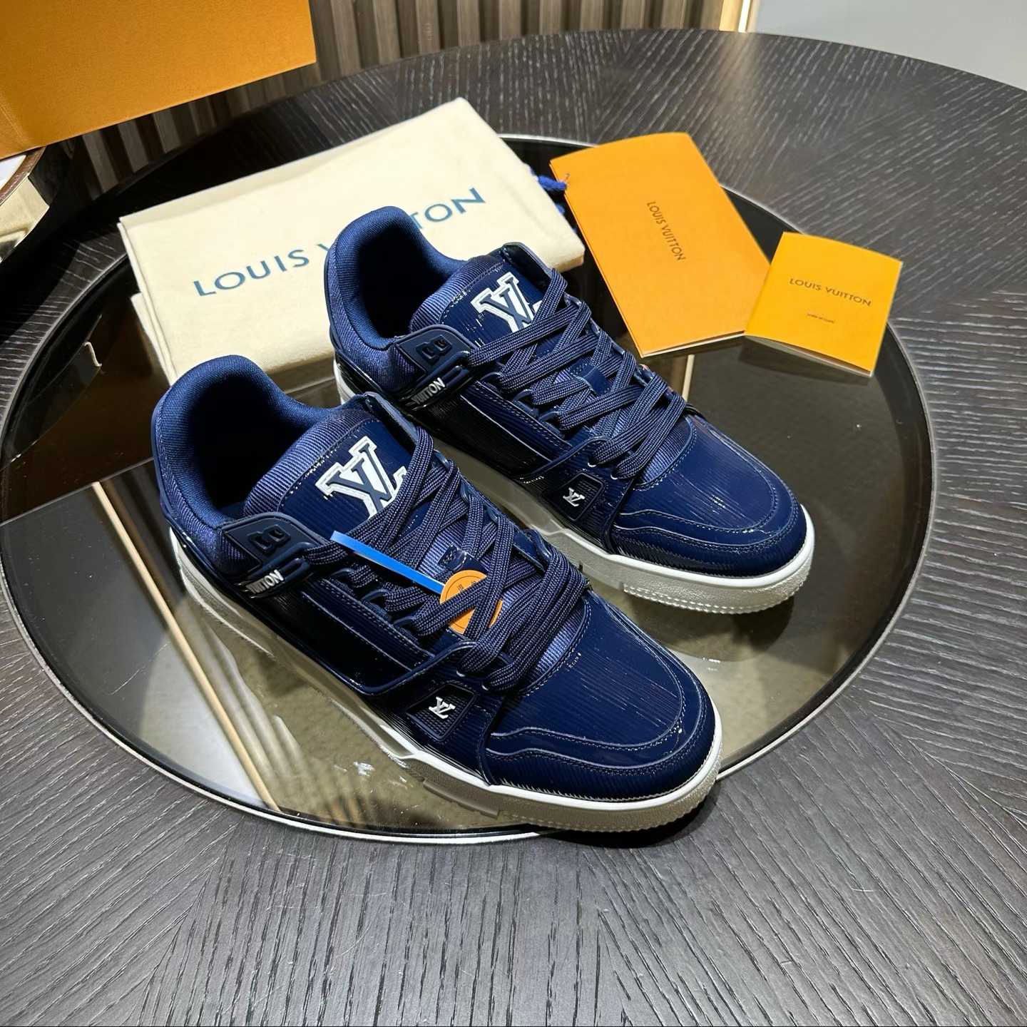 LV Trainer sneaker blue