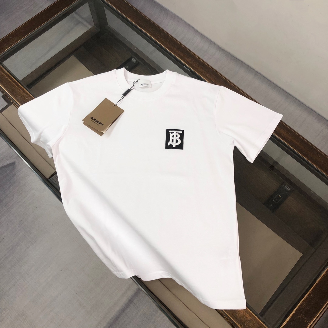 Burberry Monogram Motif Cotton Oversized T-shirt