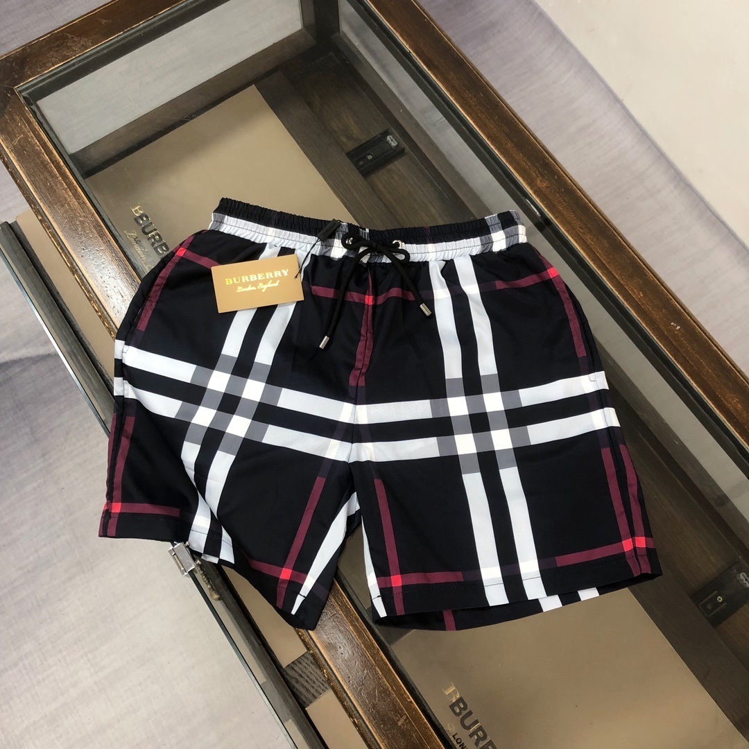 Burberry Check Swim Shorts.