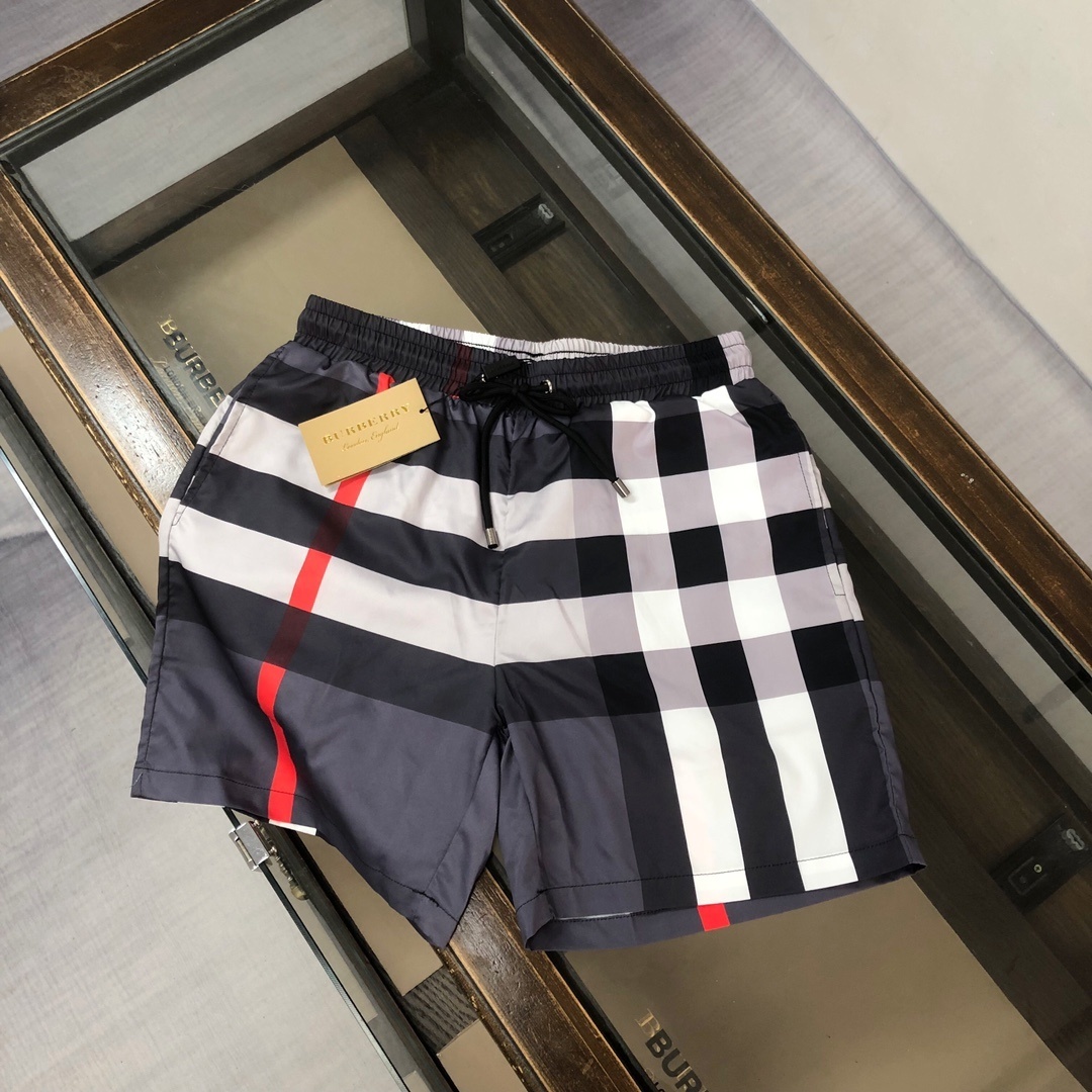 Burberry Check Drawcord Swim Shorts