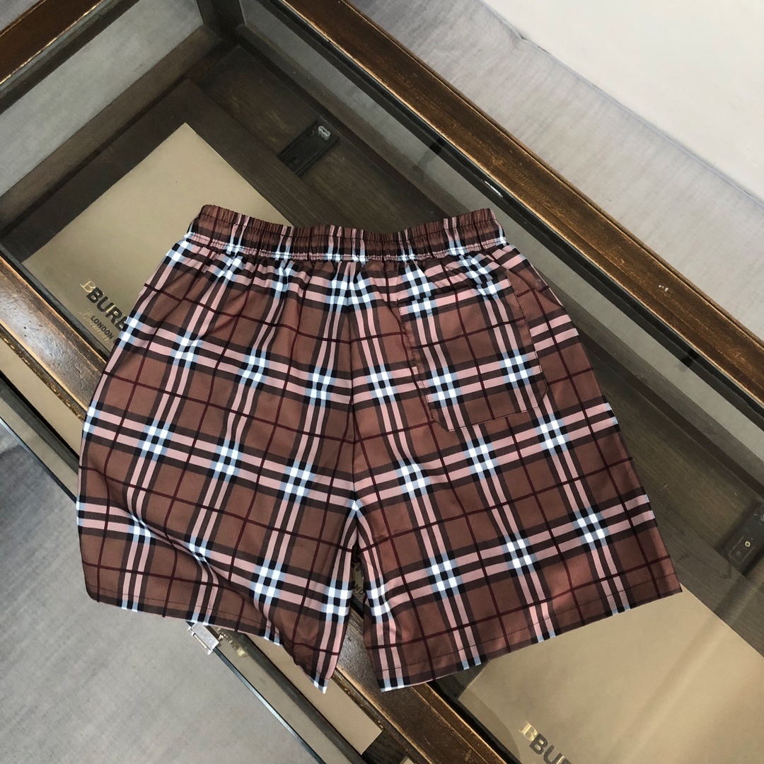 Burberry Vintage Check swim shorts in the birch brown pattern