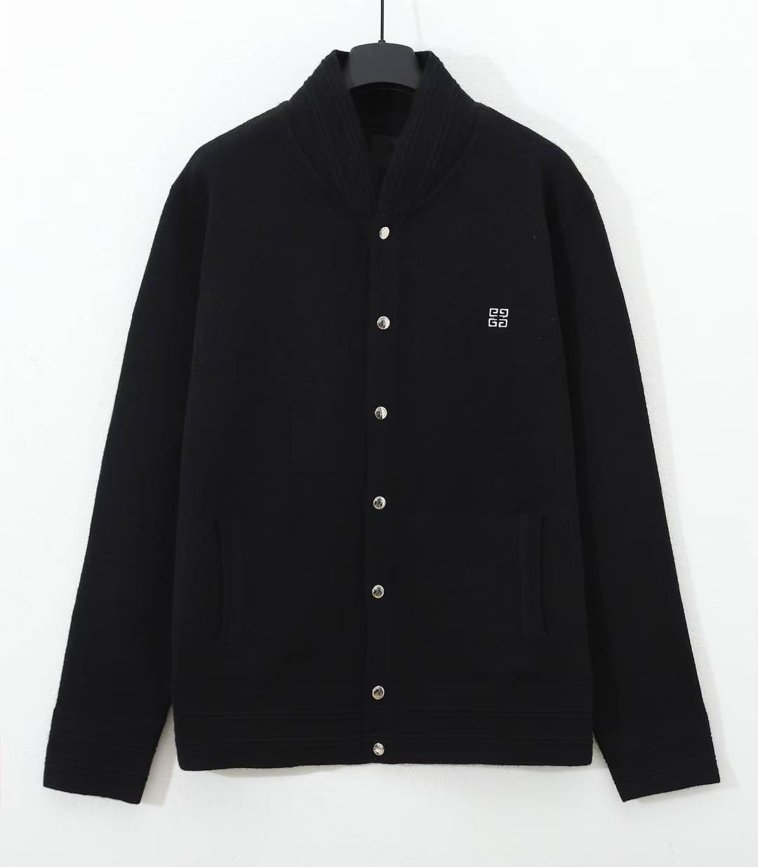 Givenchy 4G logo-plaque bomber jacket.